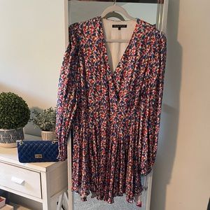 SelmaCilek Floral Flowing Mini Dress